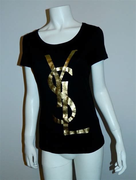 ysl logo shirt damen|rehab YSL shirt.